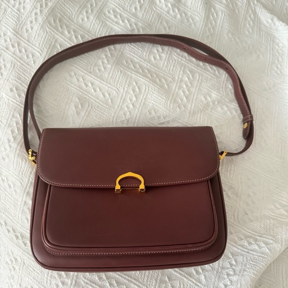 Authentic - CARTIER Must de Line Vintage Crossbody Pochette Bag Shoulder Bag - Picture 3 of 5